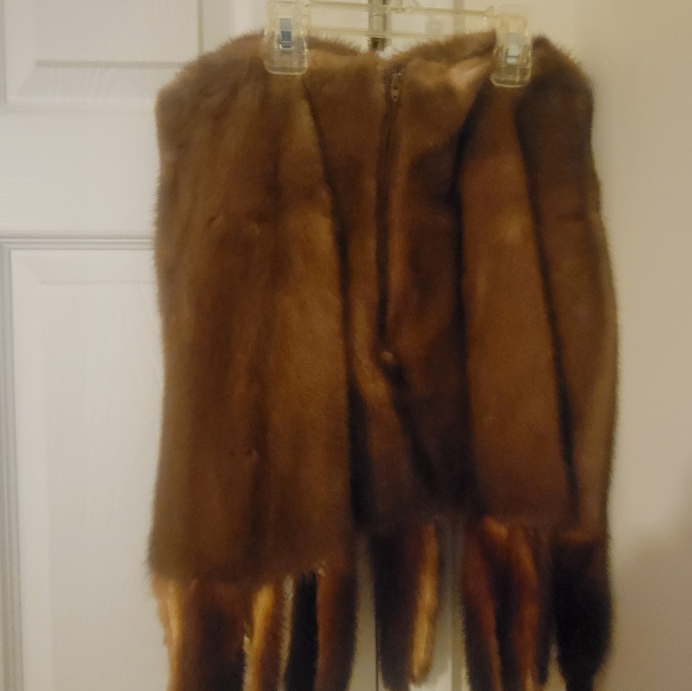 Mink skirt